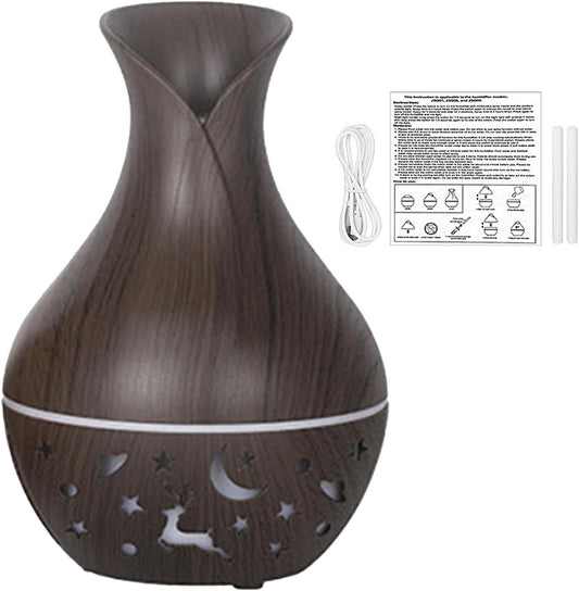 Aromatherapy Diffuser, Fragrance Humidifier, LED Aromatherapy Diffuser, Aromatherapy Mist Diffuser with Fragrance Humidifier and Colored LED Lighting for Bedroom, Living Room